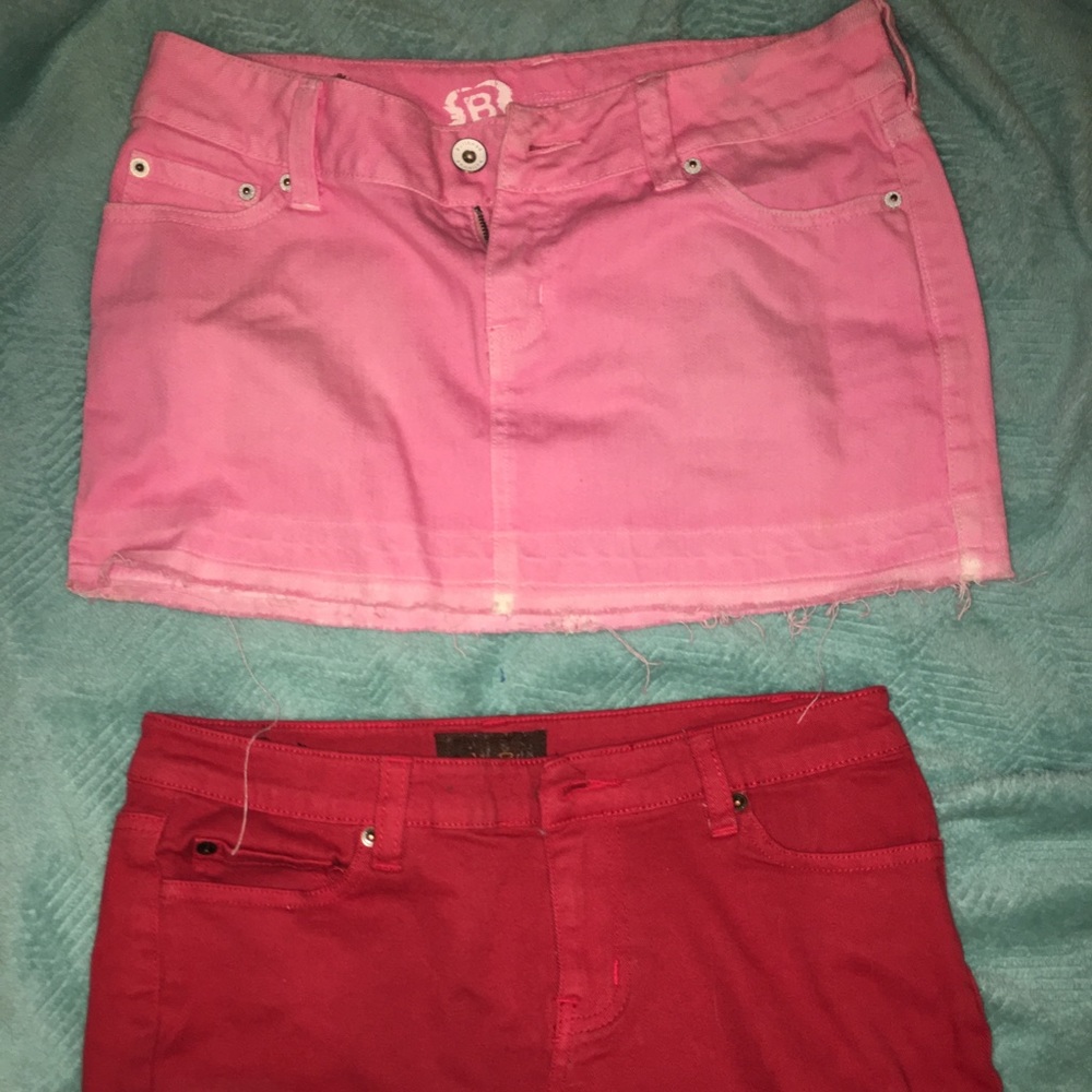 Two size two mini skirts size 3